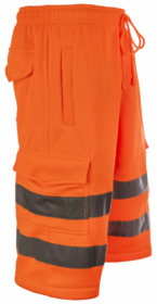 A photo of EN20471 Orange Hi Vis Shorts