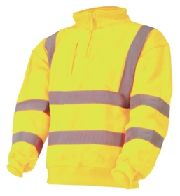 A photo of Hi Vis Yellow Sweatshirt EN20471