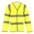 A photo of Orange Hi Vis Long Sleeve Polo Shirt EN20471
